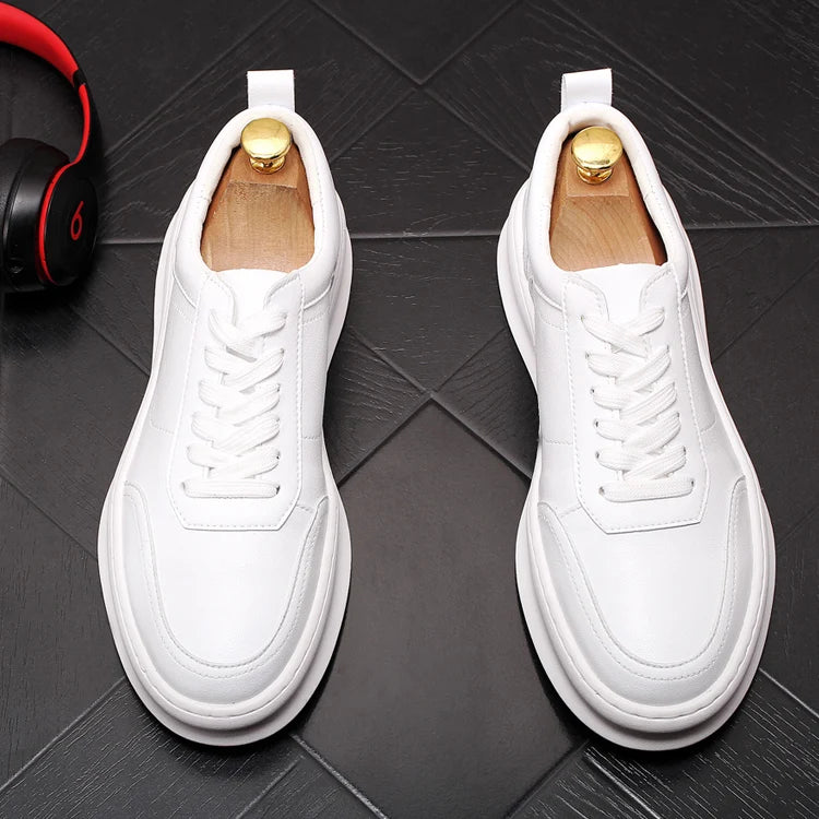 British Luxury Leather Sneakers
