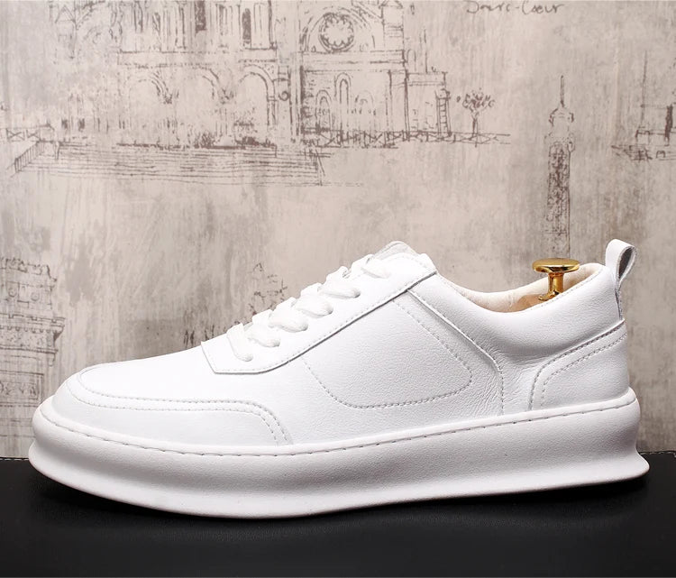 British Luxury Leather Sneakers
