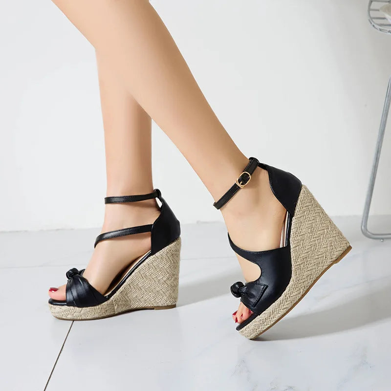 Mocassins Compensés à Bout Pointu pour Femmes – Creux Bureau et Mariage Talons Premium