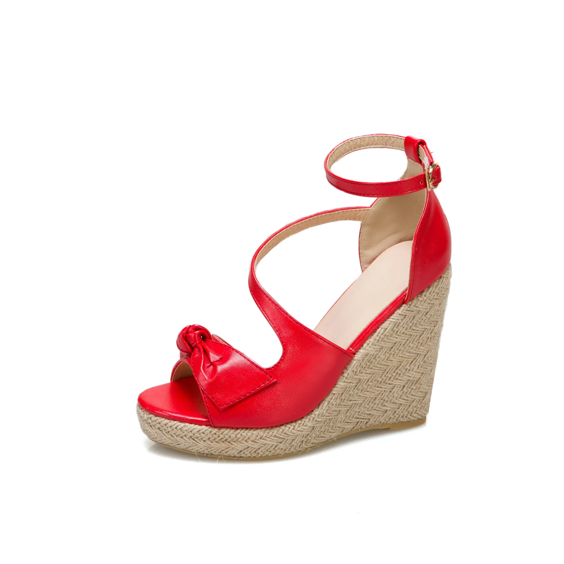 Mocassins Compensés à Bout Pointu pour Femmes – Creux Bureau et Mariage Talons Premium