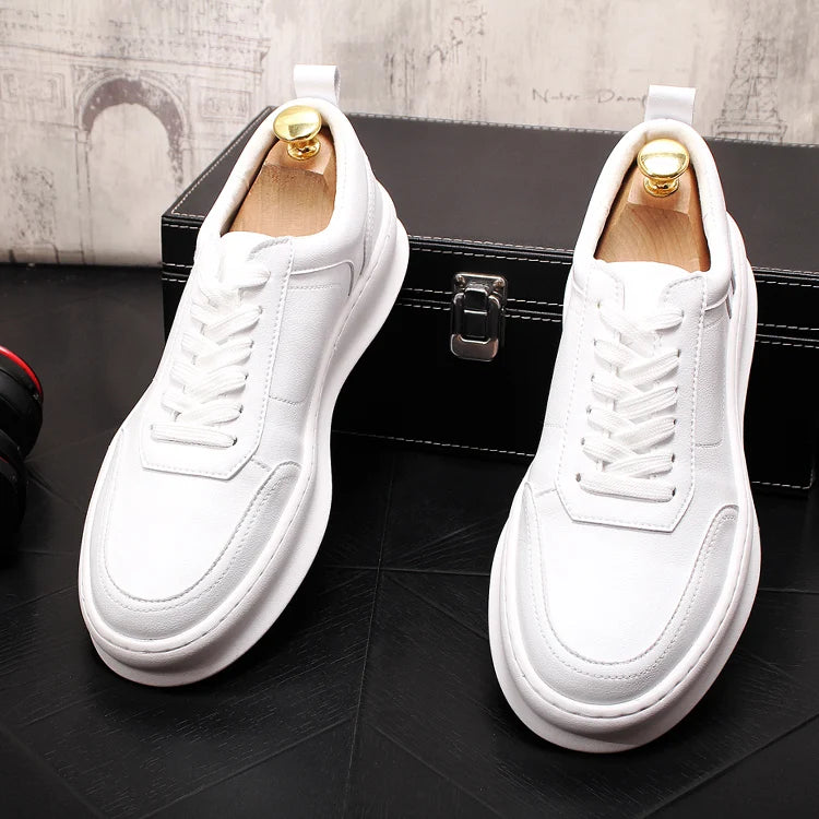 British Luxury Leather Sneakers