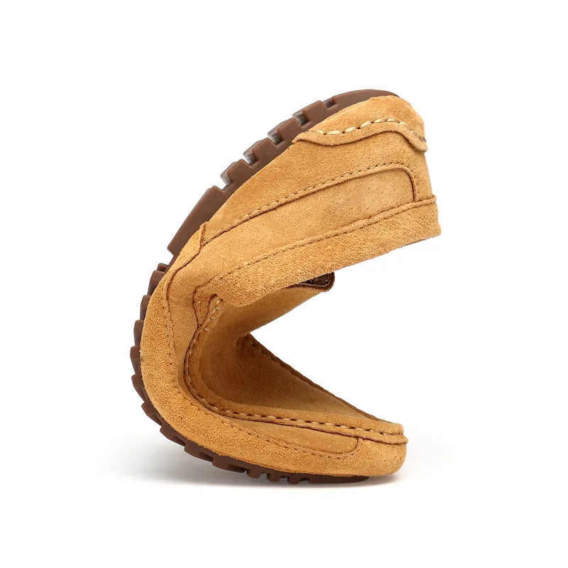 Suede Handmade Driving Loafers