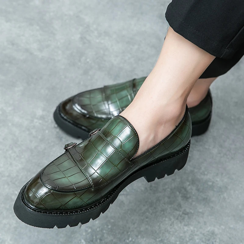 British Leather Loafers Plus Size
