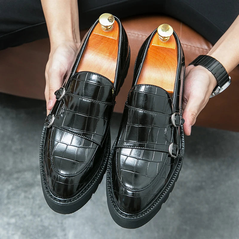 British Leather Loafers Plus Size