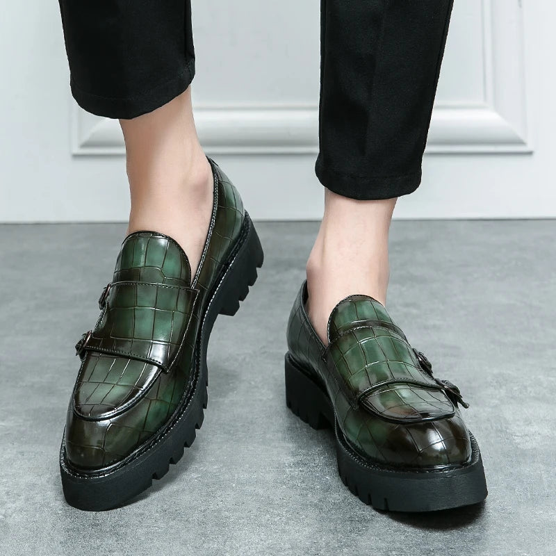 British Leather Loafers Plus Size