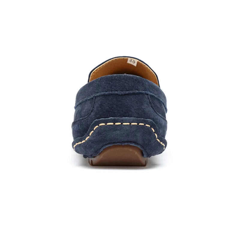 Suede Handmade Driving Loafers