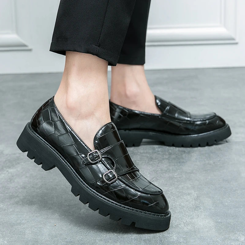 British Leather Loafers Plus Size