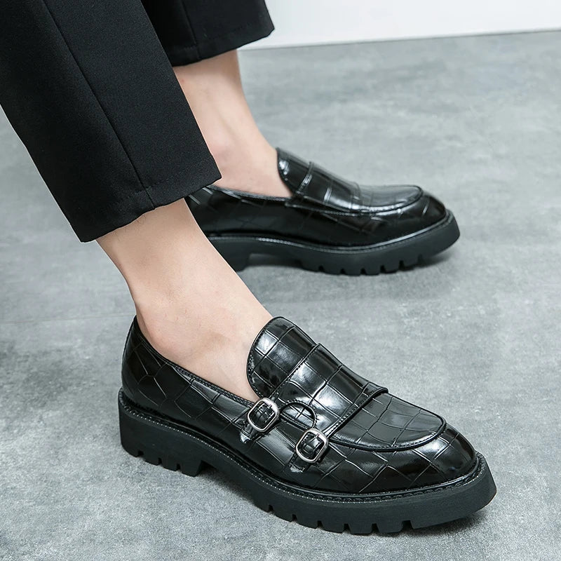 British Leather Loafers Plus Size