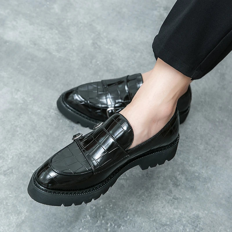 British Leather Loafers Plus Size