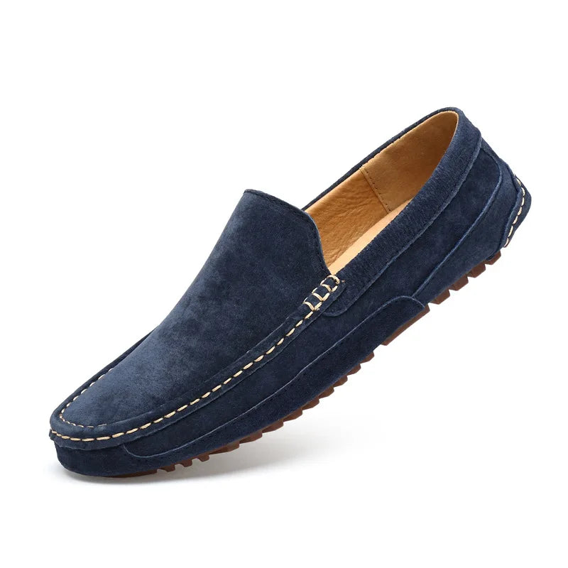 Suede Handmade Driving Loafers