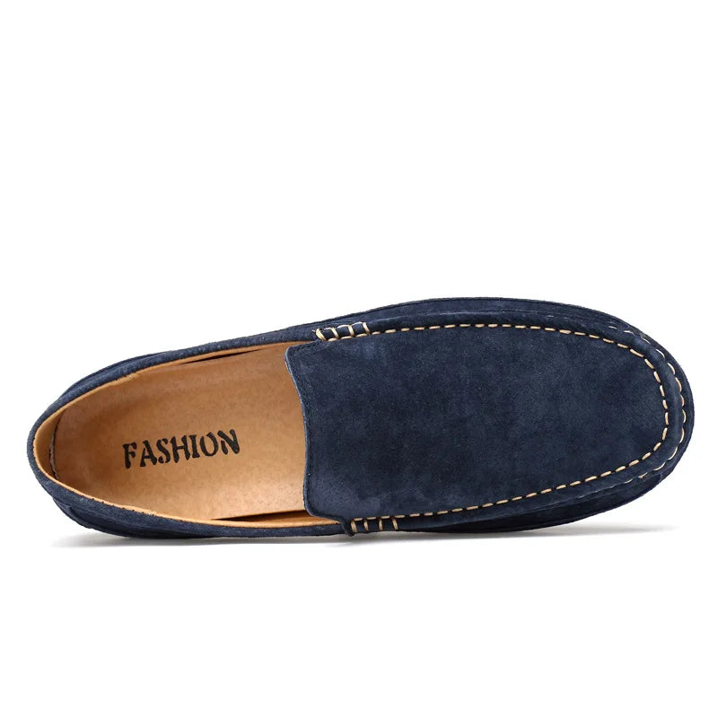 Suede Handmade Driving Loafers
