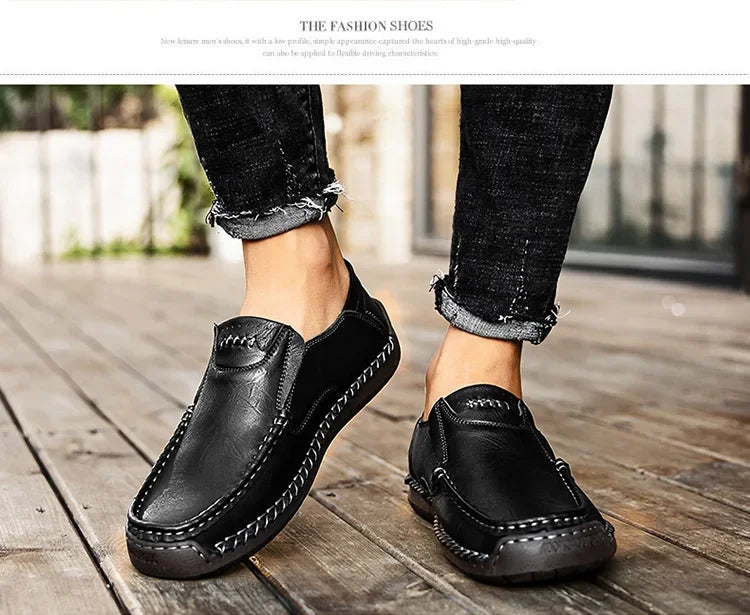 Italian Leather Driving Loafers