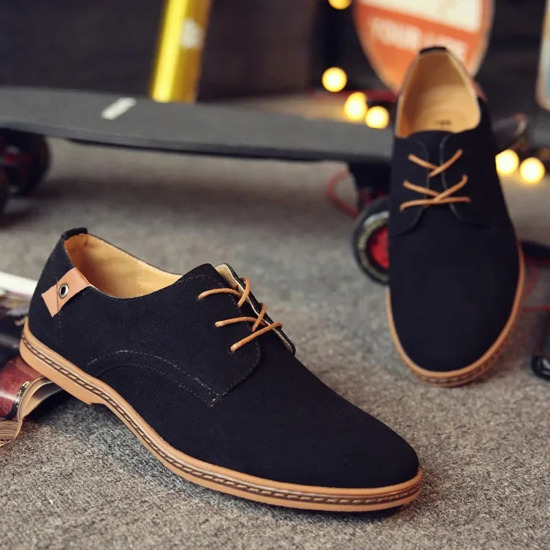 Luxury Suede Oxford Dress Shoes
