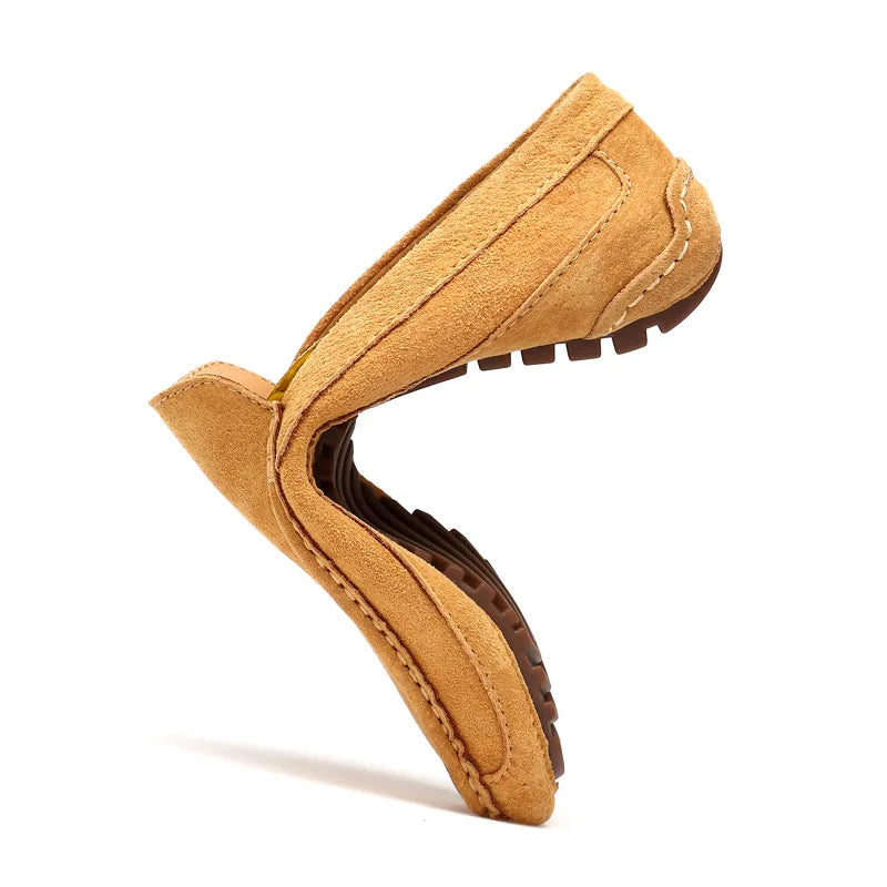 Suede Handmade Driving Loafers