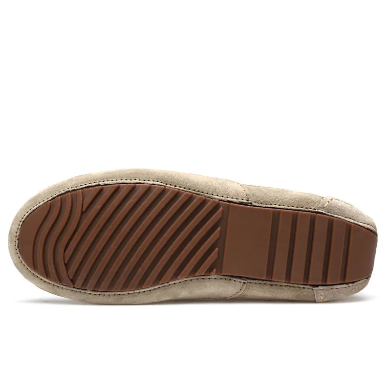 Suede Handmade Driving Loafers