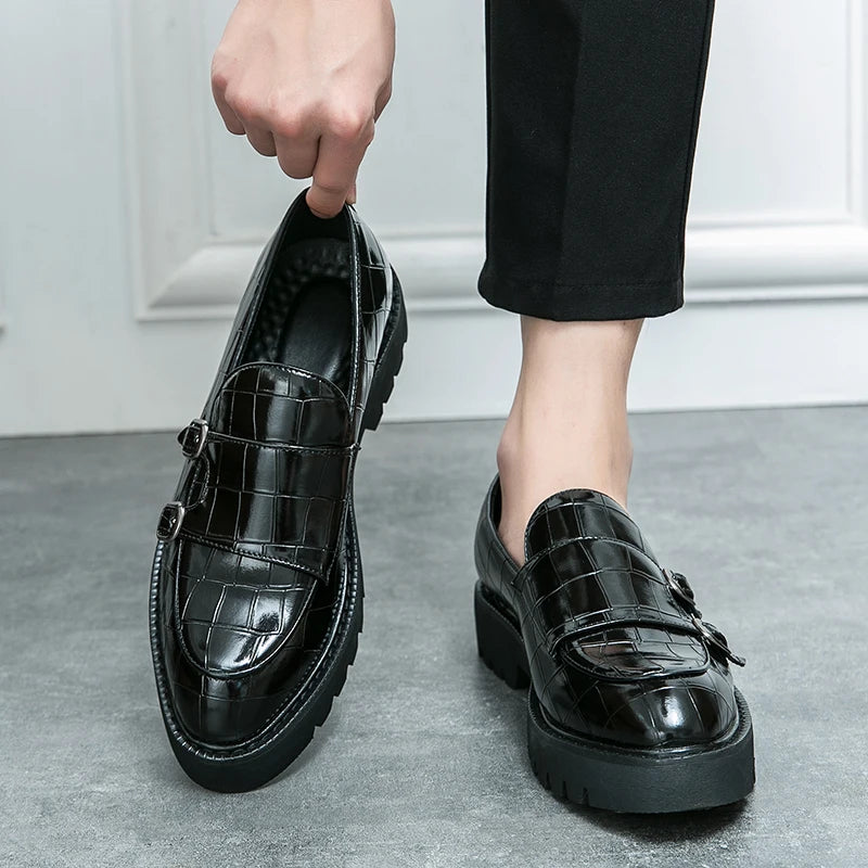British Leather Loafers Plus Size