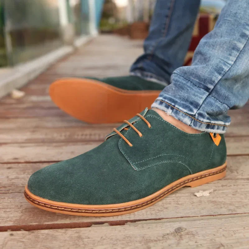 Luxury Suede Oxford Dress Shoes