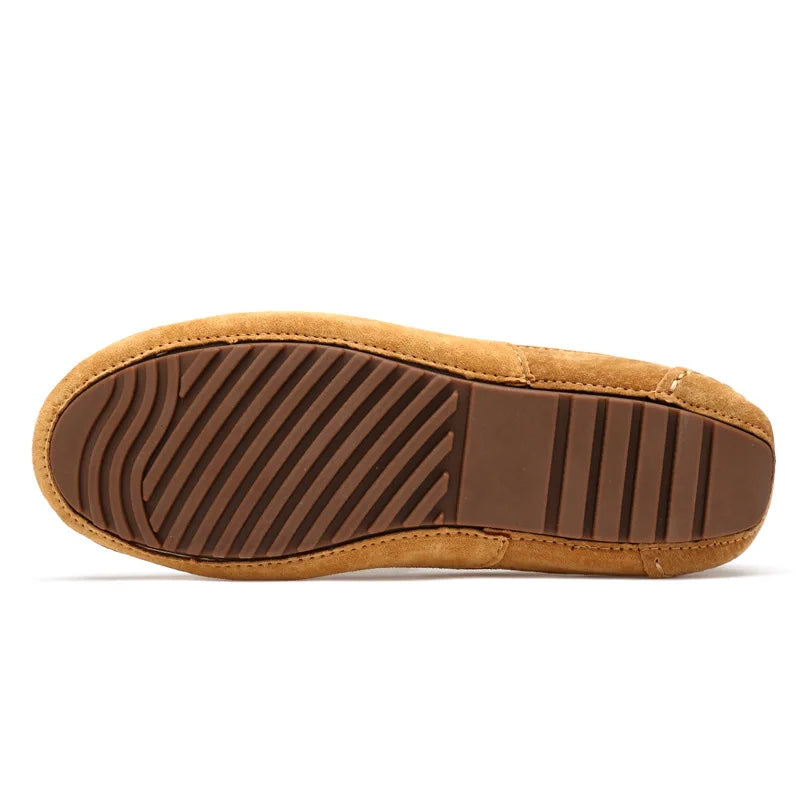 Suede Handmade Driving Loafers