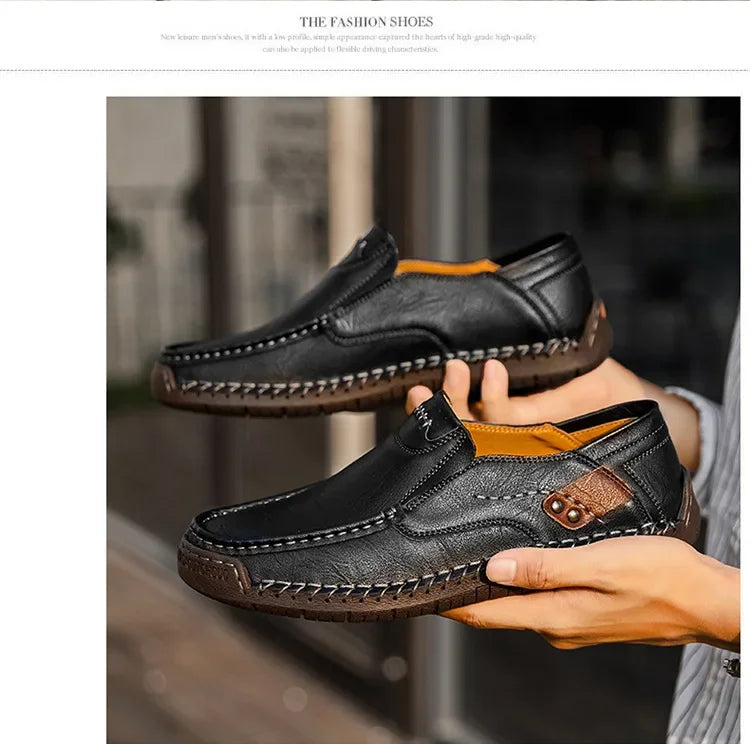 Italian Leather Driving Loafers