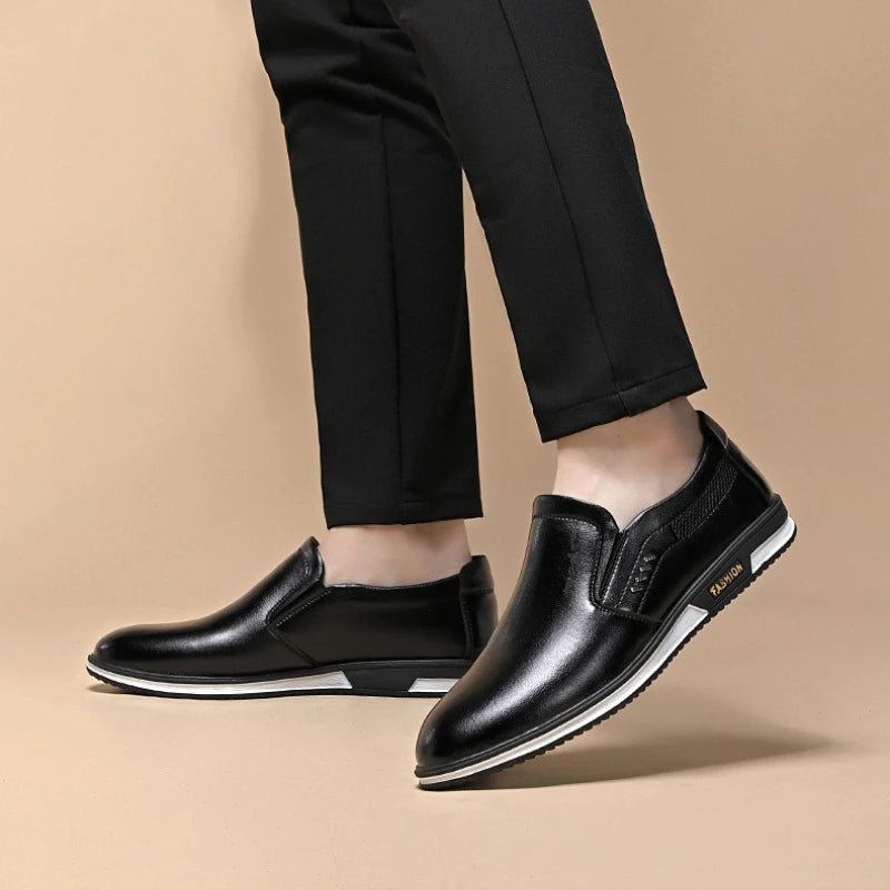 Luxury Leather Moccasin Loafers