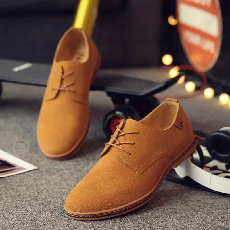 Luxury Suede Oxford Dress Shoes