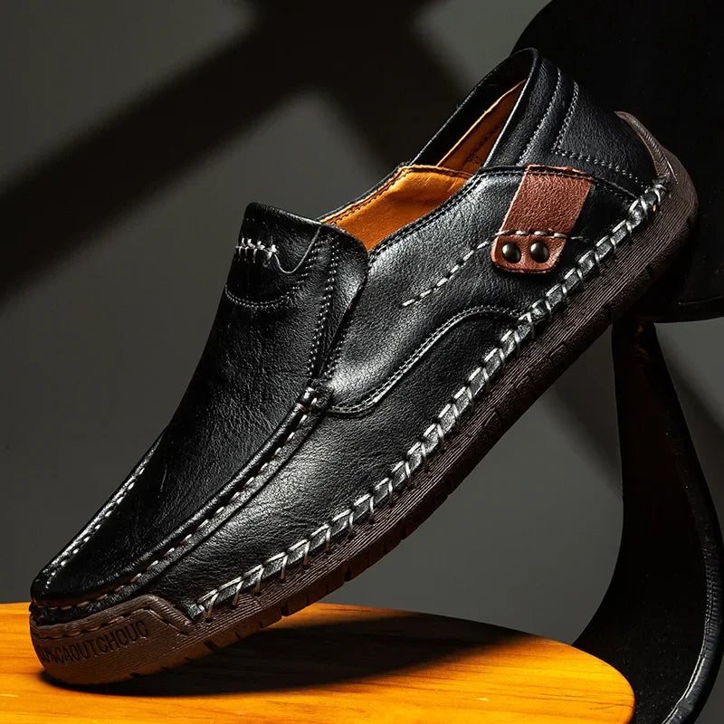 Italian Leather Driving Loafers
