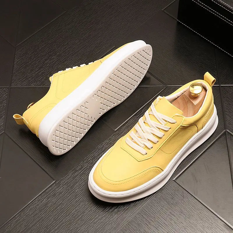 British Luxury Leather Sneakers