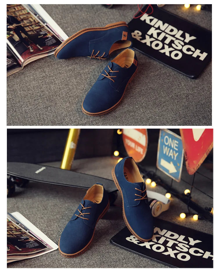 Luxury Suede Oxford Dress Shoes