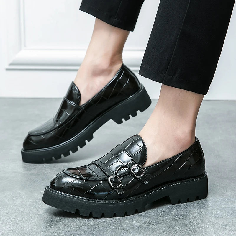 British Leather Loafers Plus Size