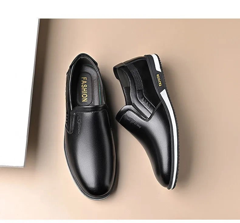 Luxury Leather Moccasin Loafers