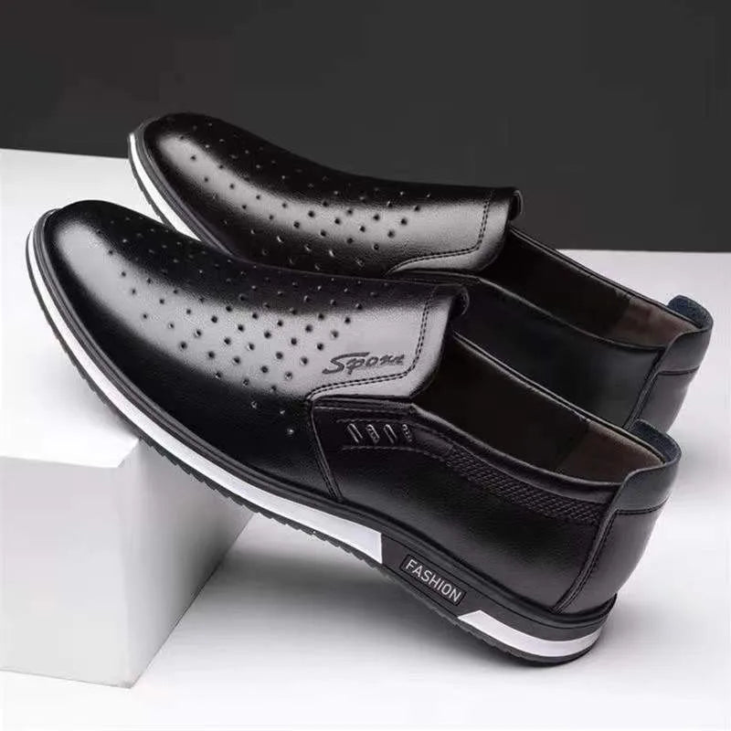 Luxury Leather Moccasin Loafers