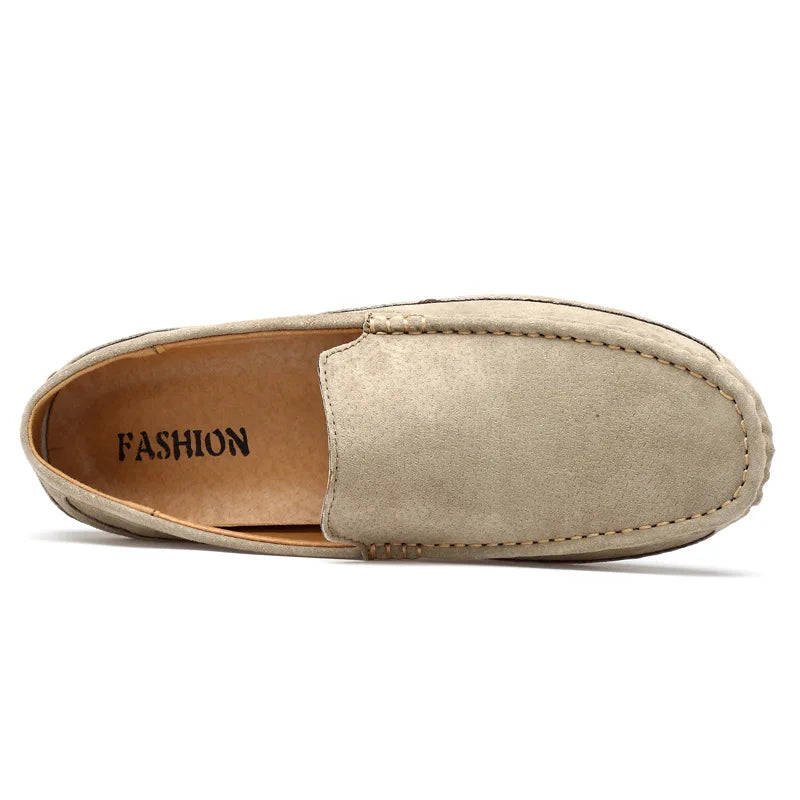 Suede Handmade Driving Loafers