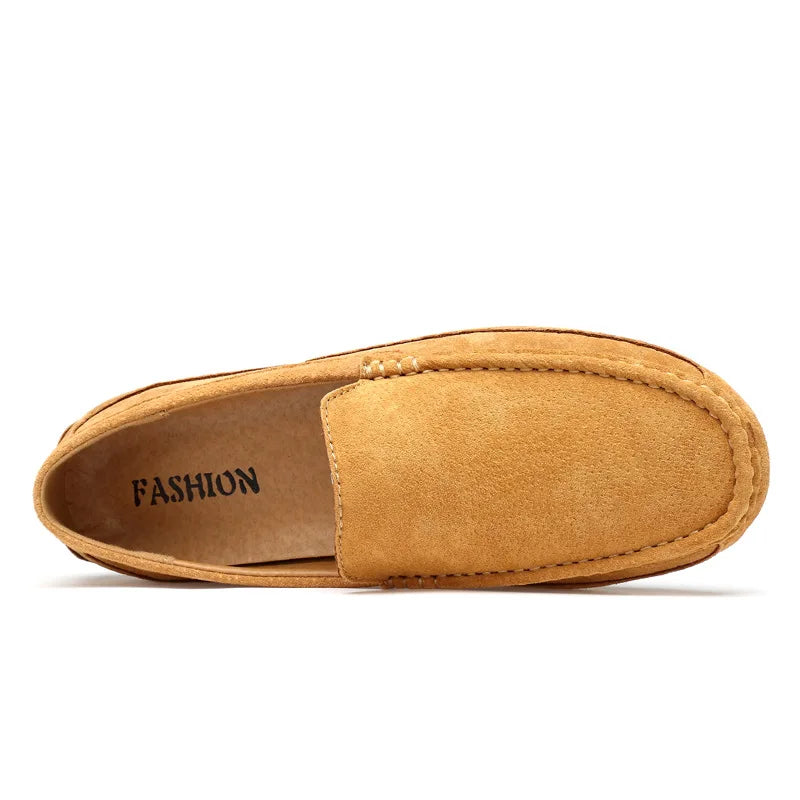 Suede Handmade Driving Loafers