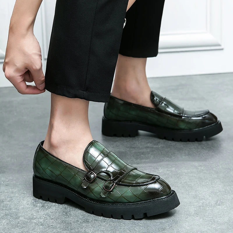 British Leather Loafers Plus Size