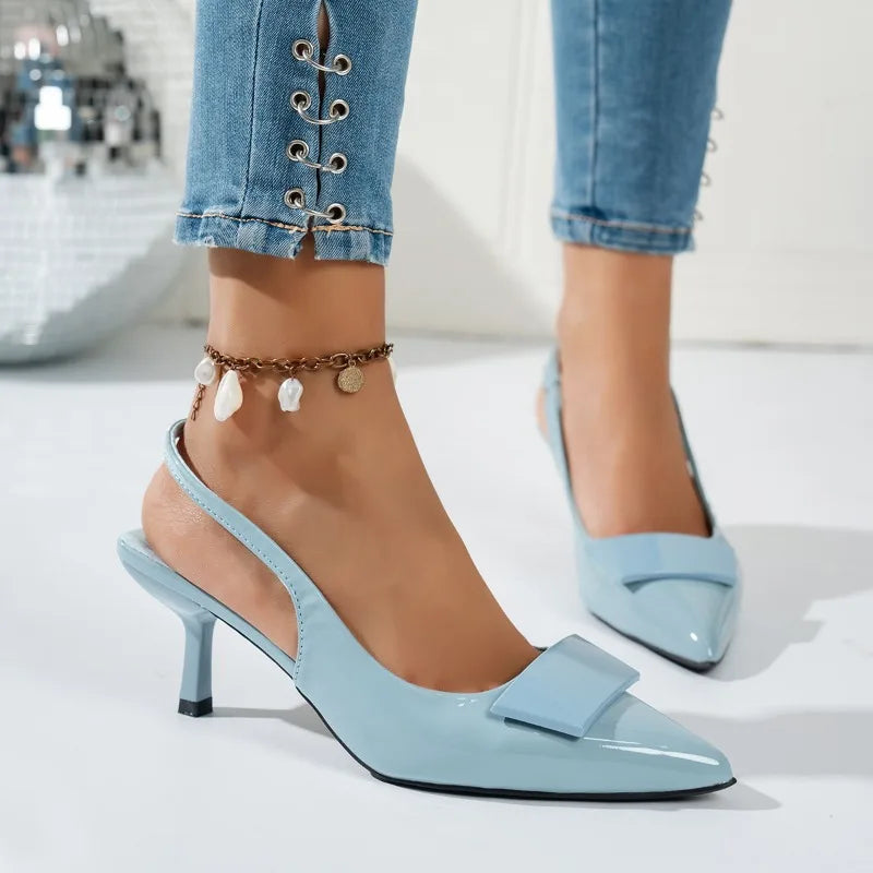 2026 New Style Women's Sandals - Fashion Buckles - Elegant Pointed-Toe High Heels for Summer - Formal Wear  Open Toe High Heels