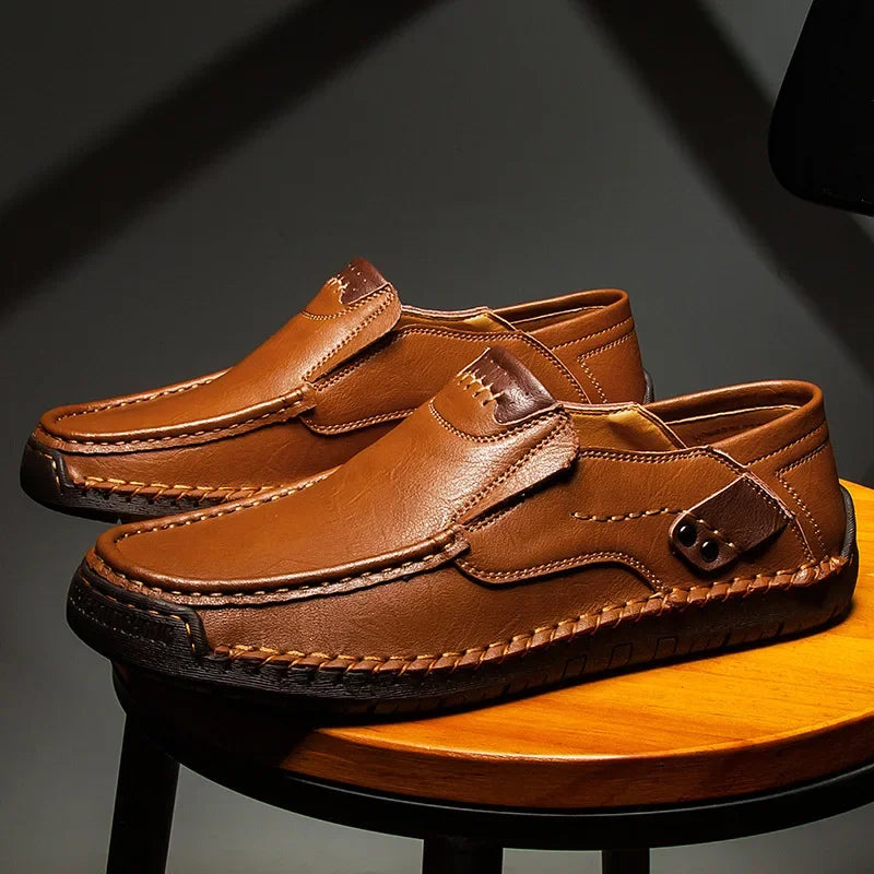 Italian Leather Driving Loafers