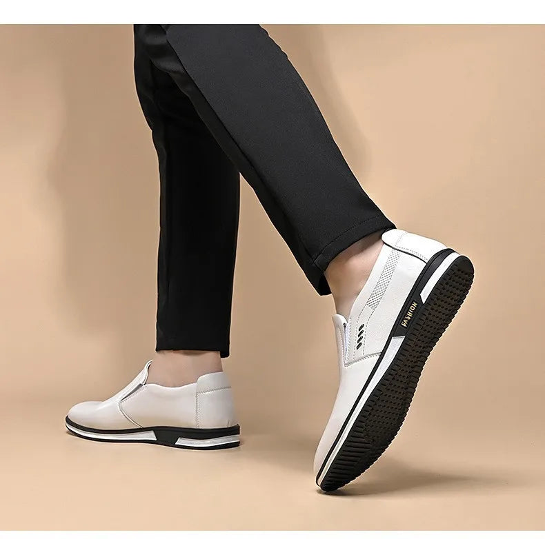 Luxury Leather Moccasin Loafers