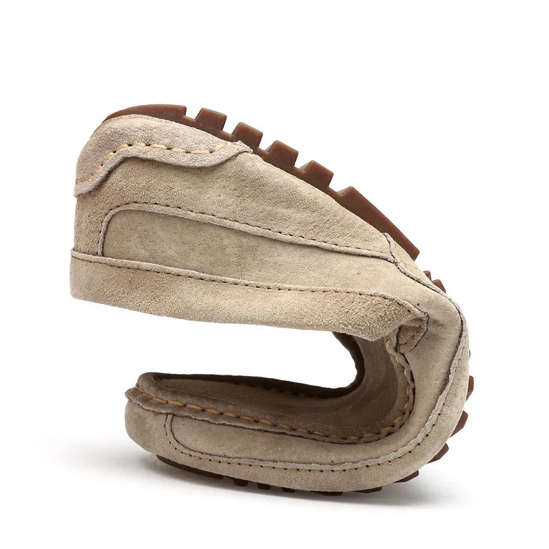 Suede Handmade Driving Loafers