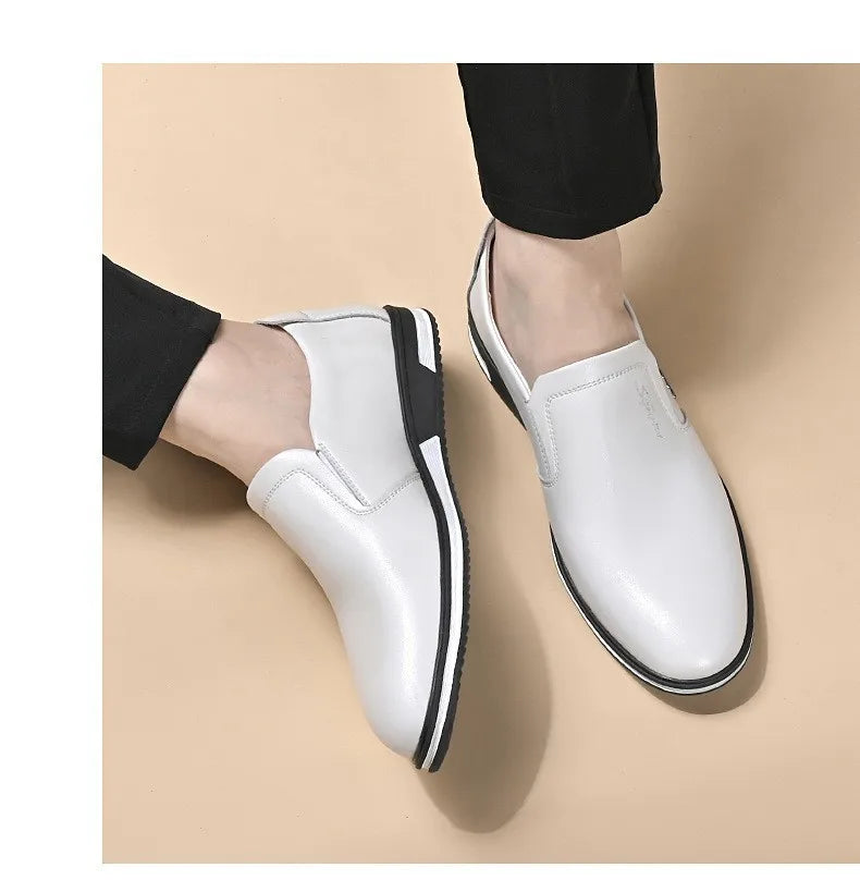 Luxury Leather Moccasin Loafers