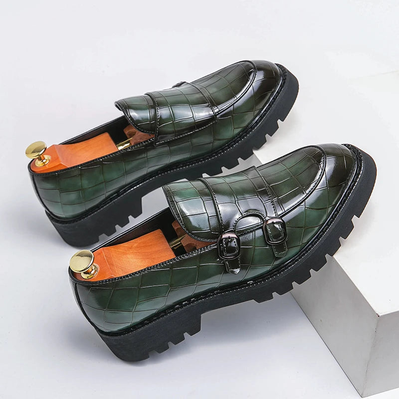 British Leather Loafers Plus Size