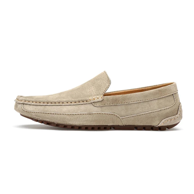Suede Handmade Driving Loafers