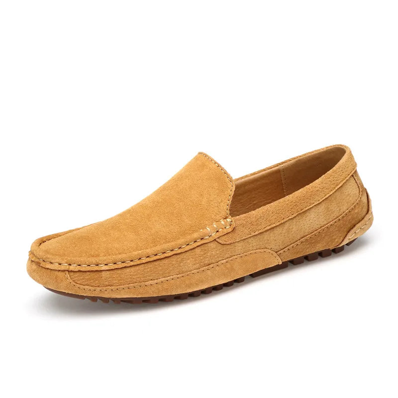 Suede Handmade Driving Loafers