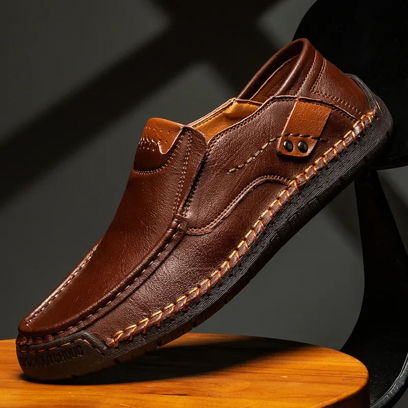 Italian Leather Driving Loafers