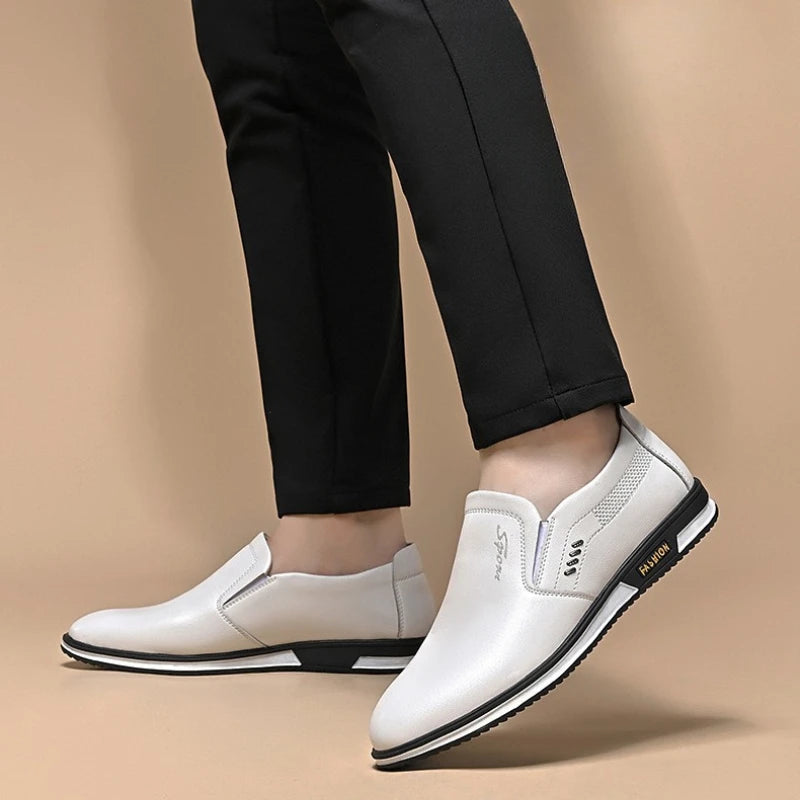 Luxury Leather Moccasin Loafers
