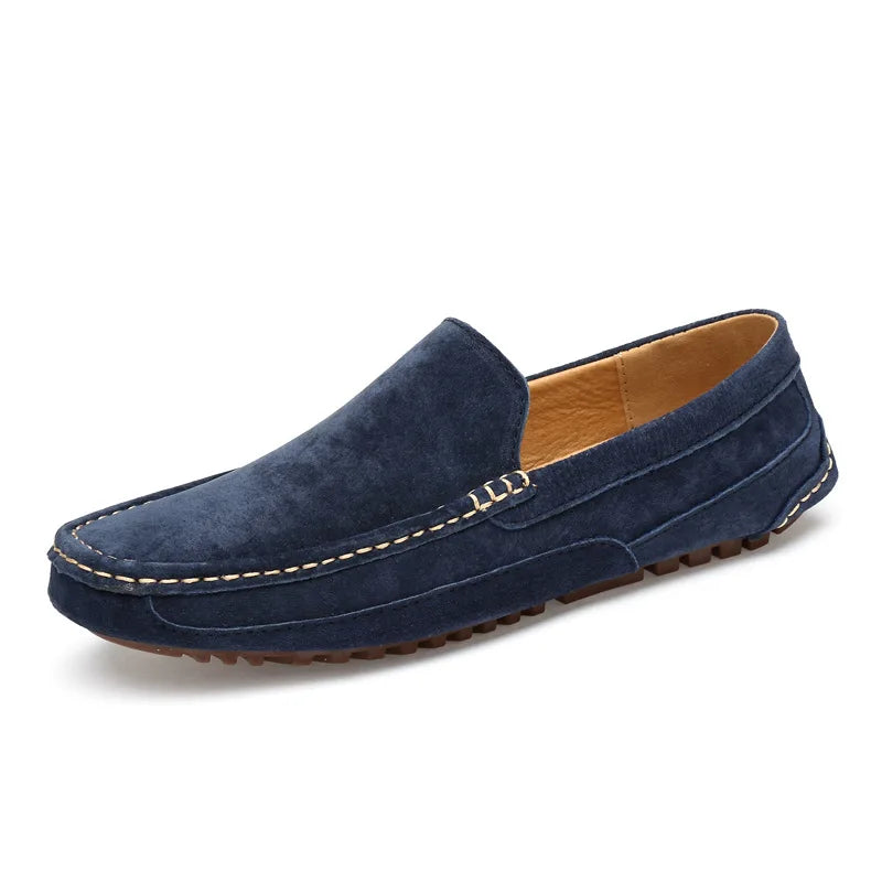 Suede Handmade Driving Loafers