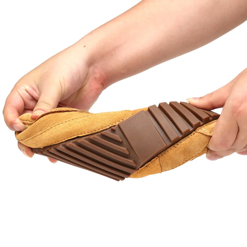 Suede Handmade Driving Loafers