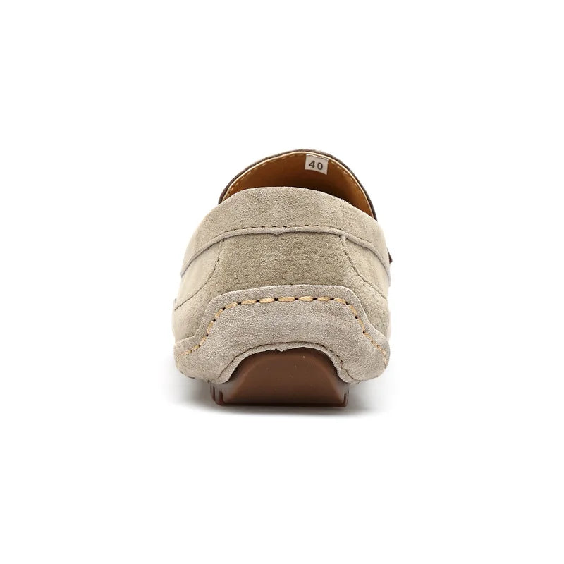 Suede Handmade Driving Loafers