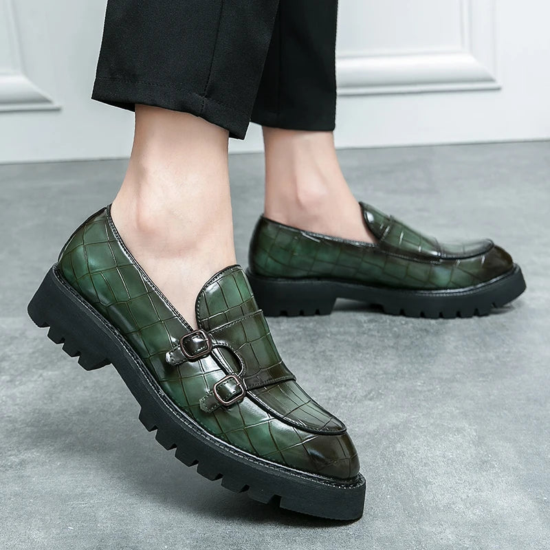 British Leather Loafers Plus Size