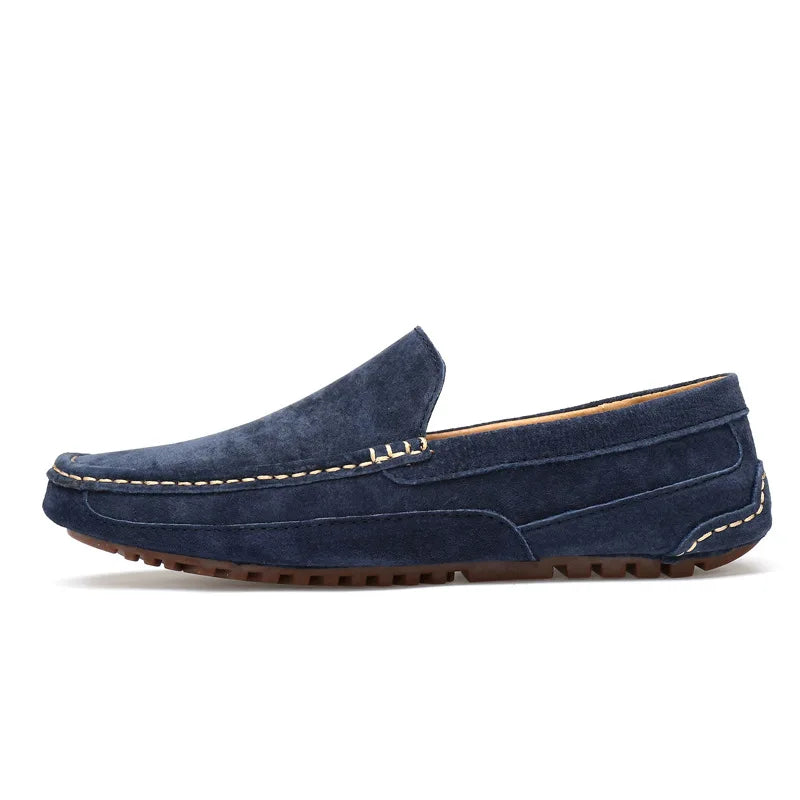 Suede Handmade Driving Loafers
