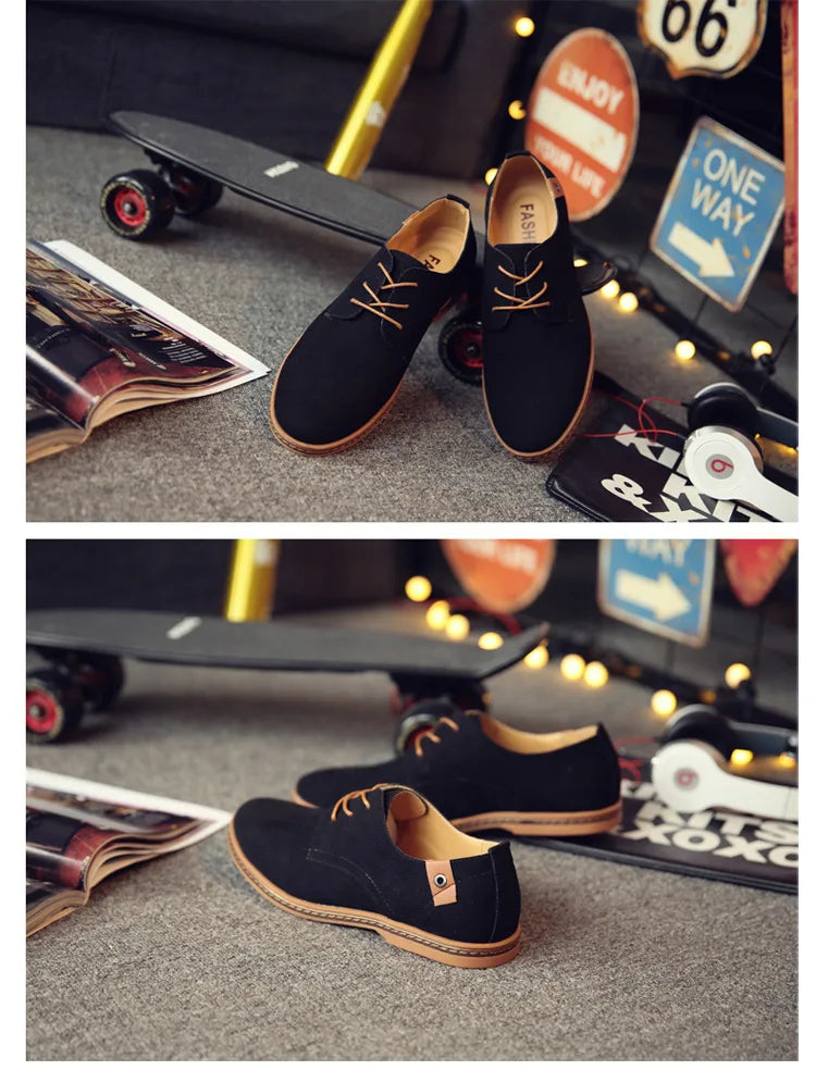 Luxury Suede Oxford Dress Shoes